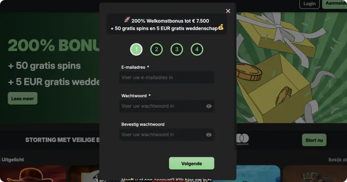 Betblast Registreren
